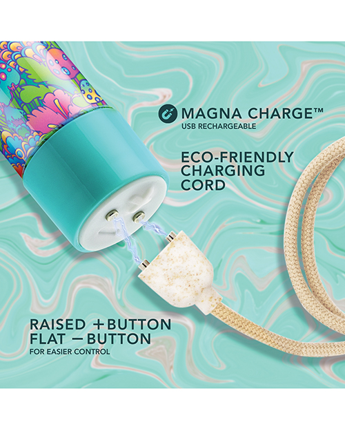 Thumbnail for Blush Limited Addiction Utopia 7&quot; Rechargeable Vibe - Aqua