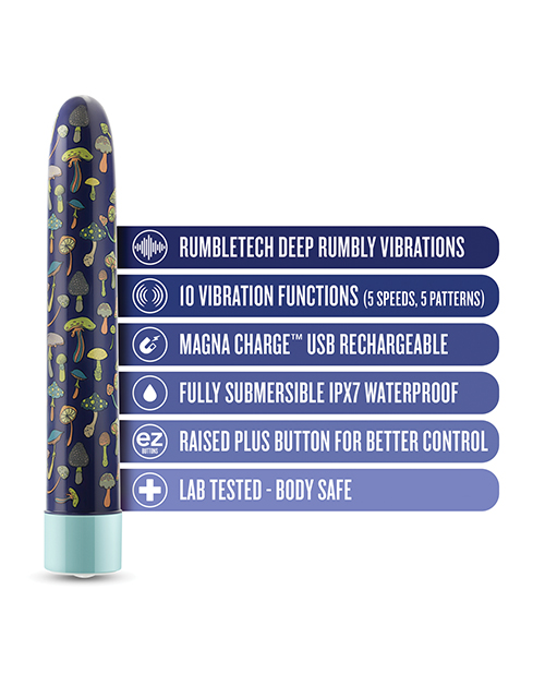 Thumbnail for Blush Limited Addiction Dreamscape 7&quot; Rechargeable Vibe - Blue