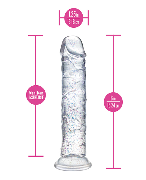Thumbnail for Blush Naturally Yours - Gala - Sparkling Clear Dildo