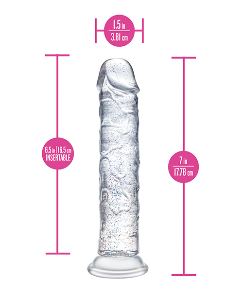 Thumbnail for Blush Naturally Yours - Glamor - Sparkling Clear Dildo