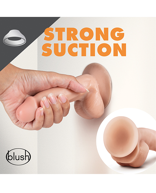 Thumbnail for Blush Dr. Skin Dr. Spin 6" Gyrating Realistic Dildo - Vanilla