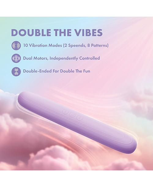 Thumbnail for Play With Me Double Ended Vibrator - Purple
