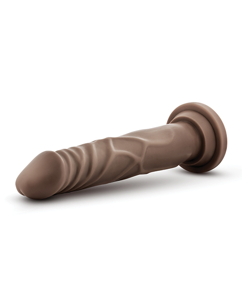 Thumbnail for Blush Dr. Skin 7.5" Basic Realistic Cock - Chocolate