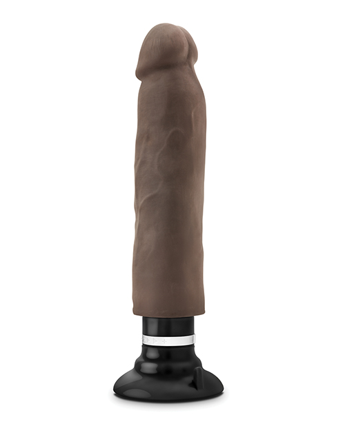 Thumbnail for Blush Au Naturel 11" Sensa Feel Magnum Vibrating Dong - Chocolate