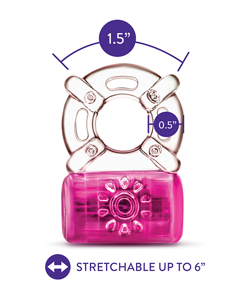 Thumbnail for Blush Play With Me - Pleaser Rechargeable C-Ring - Pink