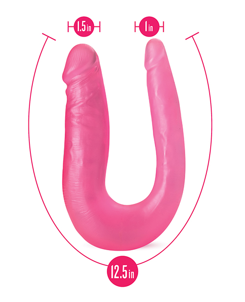 Thumbnail for Blush B Yours Sweet Double Dildo - Pink