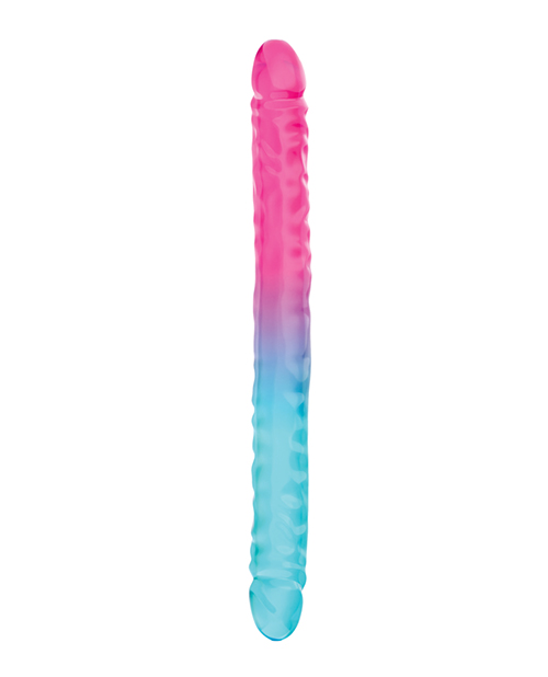 Thumbnail for Blush B Yours 18" XX Large Double Dong Candy Papi - Multi Colors