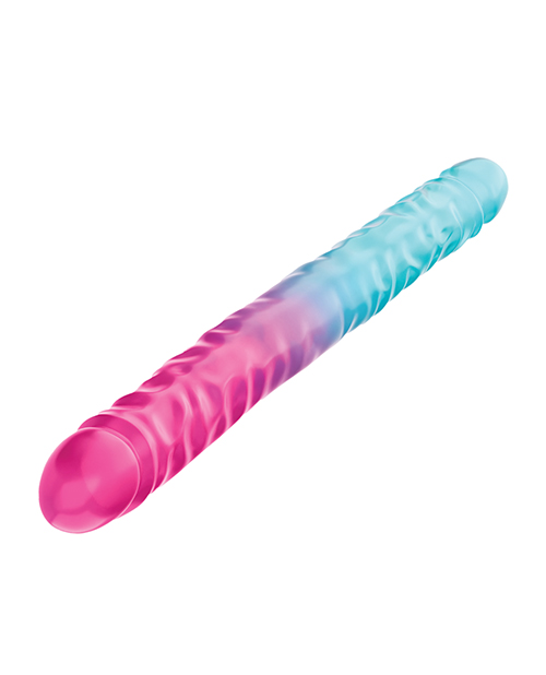 Thumbnail for Blush B Yours 18" XX Large Double Dong Candy Papi - Multi Colors