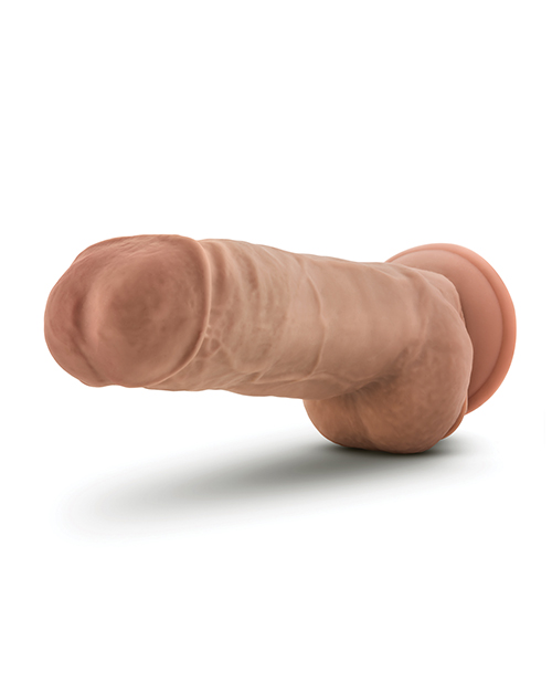 Thumbnail for Blush Au Natural 10&quot; Big Boy Realistic Dildo w/Balls - Mocha