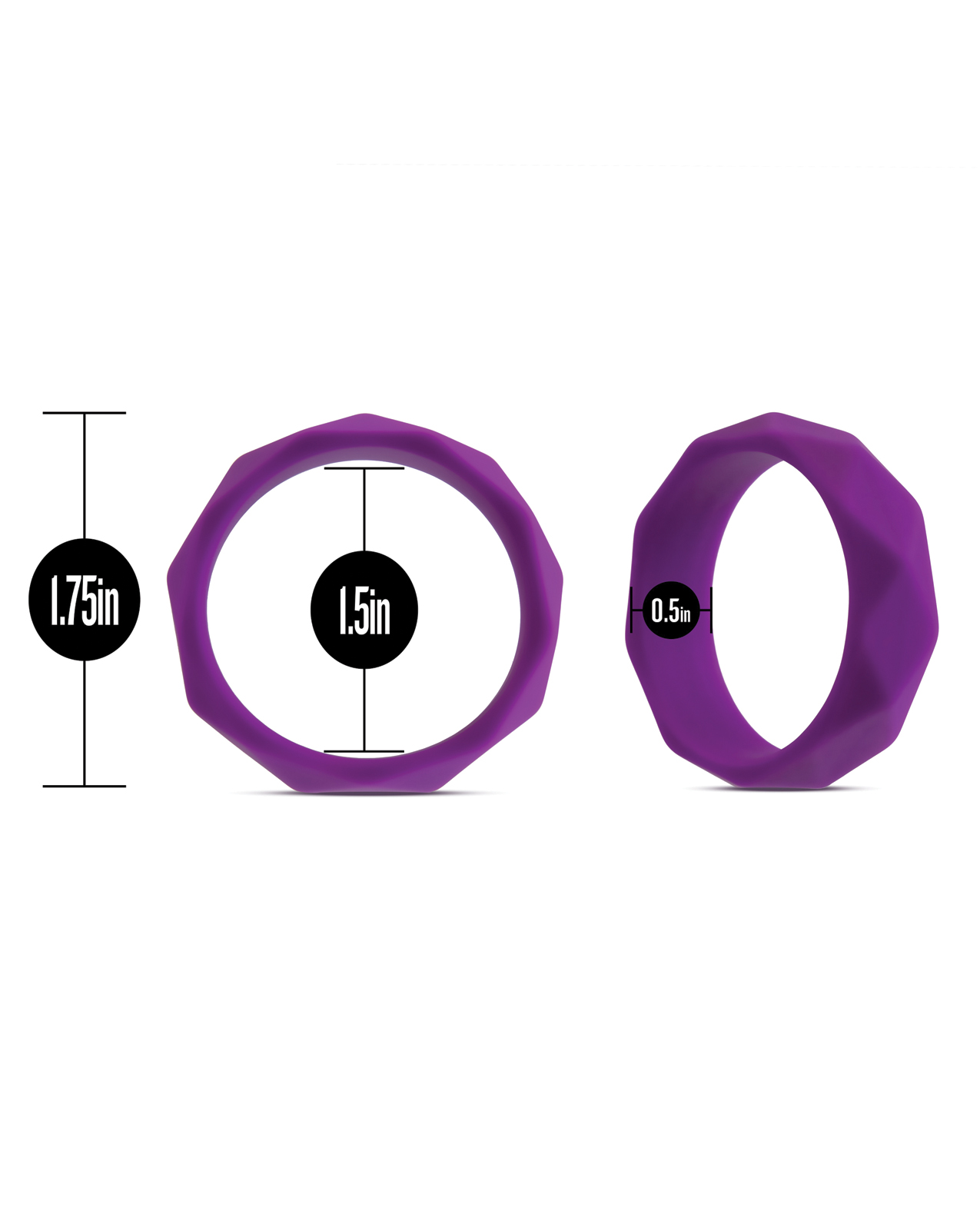 Thumbnail for Blush Wellness Geo C-Ring - Purple