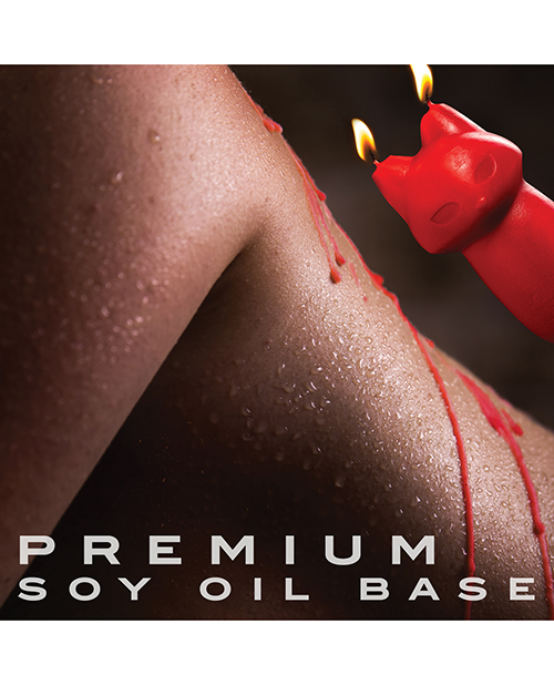 Thumbnail for Blush Temptasia Fox Drip Candle - Red