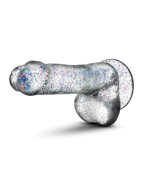 Thumbnail for Blush Naturally Yours 6" Glitter Cock - Sparkling Clear