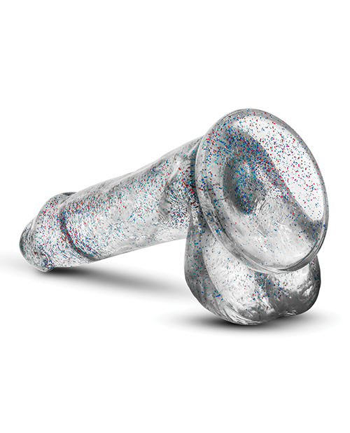 Thumbnail for Blush Naturally Yours 6" Glitter Cock - Sparkling Clear