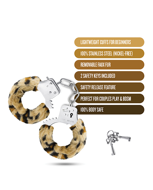 Thumbnail for Temptasia Beginner Cuffs - Leopard