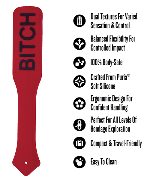 Thumbnail for Blush Temptasia Ardor Paddle - Red