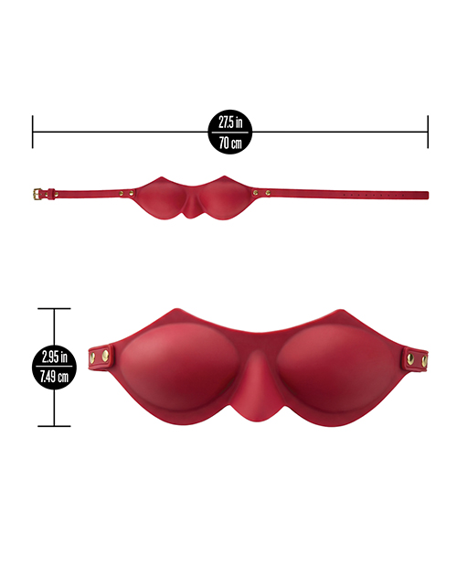 Thumbnail for Blush Temptasia Ardor Blindfold - Red