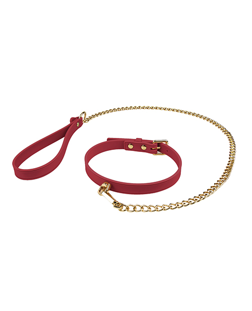 Thumbnail for Temptasia Ardor Collar &amp; Leash - Red