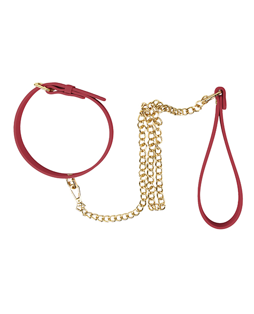 Thumbnail for Temptasia Ardor Collar &amp; Leash - Red