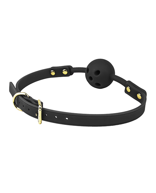 Thumbnail for Blush Temptasia Ardor Ball Gag - Black