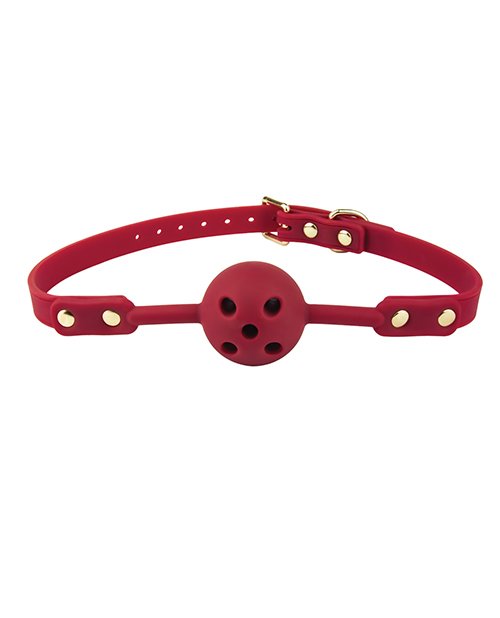 Thumbnail for Blush Temptasia Ardor Ball Gag - Red