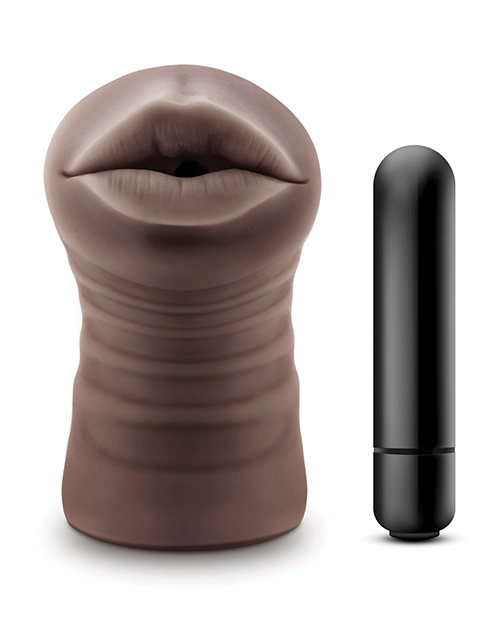Thumbnail for Blush EnLust Mouth Stroker w/Vibrating Bullet - Krystal