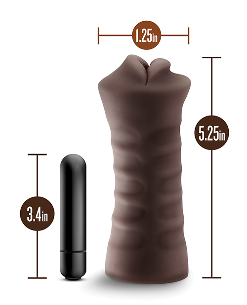 Thumbnail for Blush EnLust Mouth Stroker w/Vibrating Bullet - Krystal