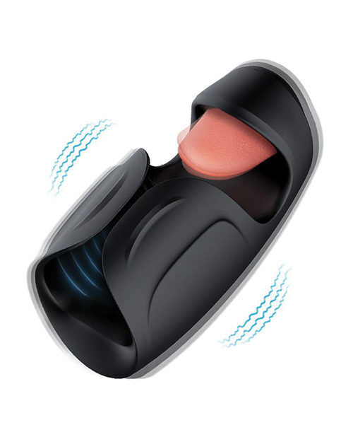 Thumbnail for Blush M For Men - Lickety Split - Vibrating Penis Head Stimulator - Black