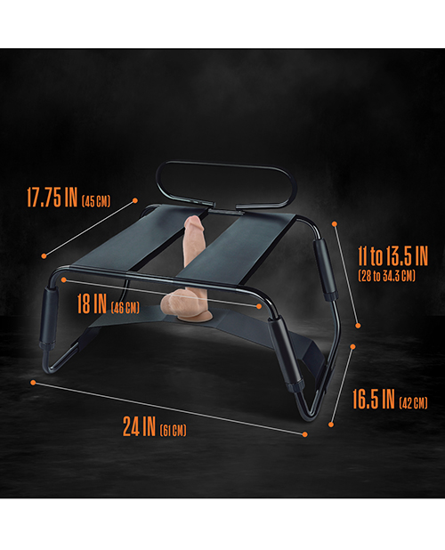 Thumbnail for Blush Temptasia Surrender Sex Chair - Black