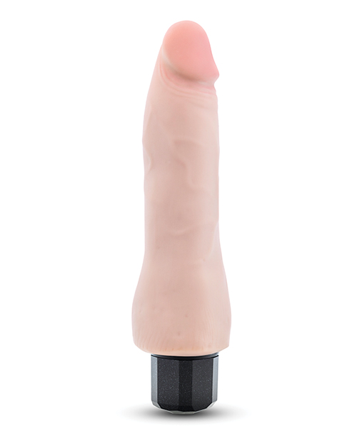 Thumbnail for Blush Au Naturel 8.75" Vibrating Realistic G-Spot Dildo - Beige