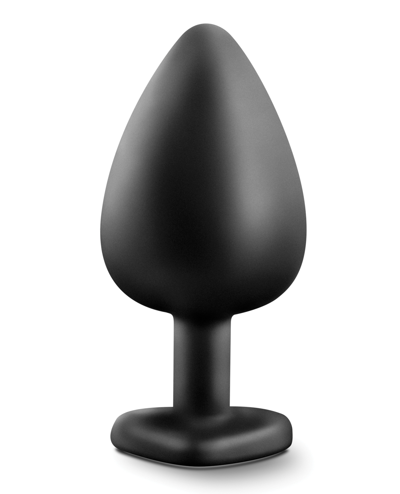 Thumbnail for Blush Temptasia Bling Plug w/Gem Large - Black