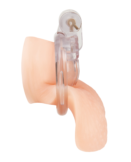 Thumbnail for Acrylic See Thru Mini Cock Micro Chastity Cage