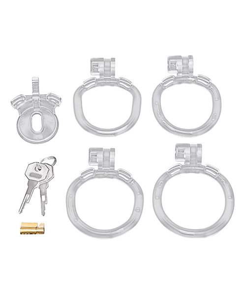 Thumbnail for Acrylic See Thru Mini Cock Micro Chastity Cage