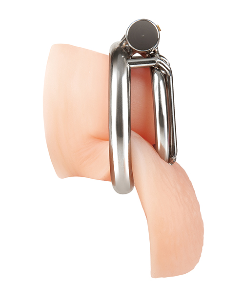 Thumbnail for Stainless Steel Inverted Micro Jail Time Chastity Cage