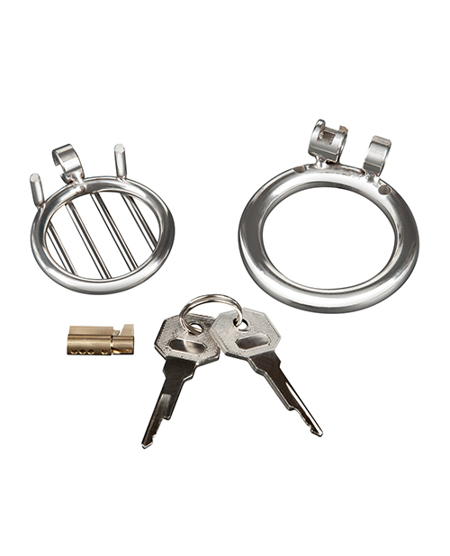 Thumbnail for Stainless Steel Inverted Micro Jail Time Chastity Cage