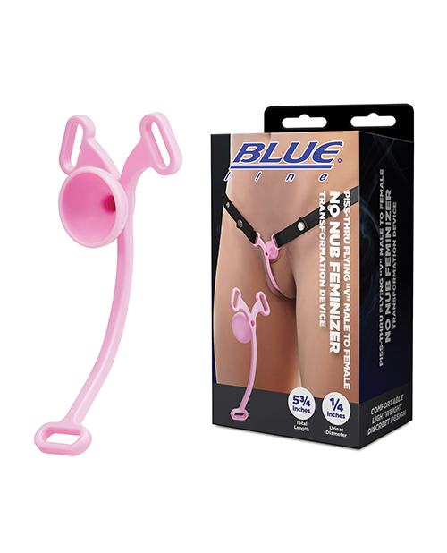 Piss-thru Flying &quot;V&quot; Male to Female No Nub Feminizer Transformation Device