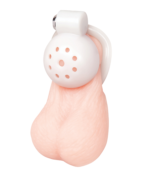 Thumbnail for Glow In The Dark Micro Mini Cock Chastity Cage