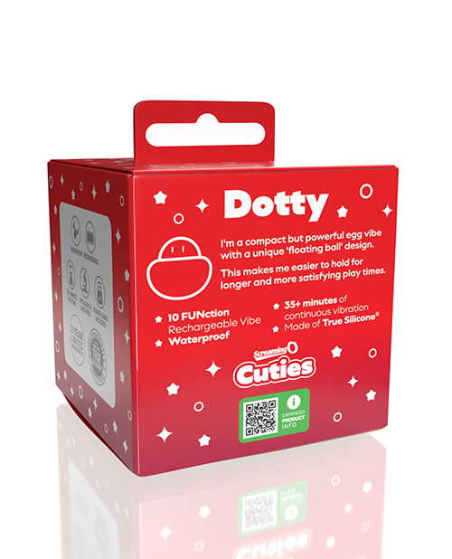 Thumbnail for Screaming O Cuties Dotty Egg Vibrator - Dusty Rose