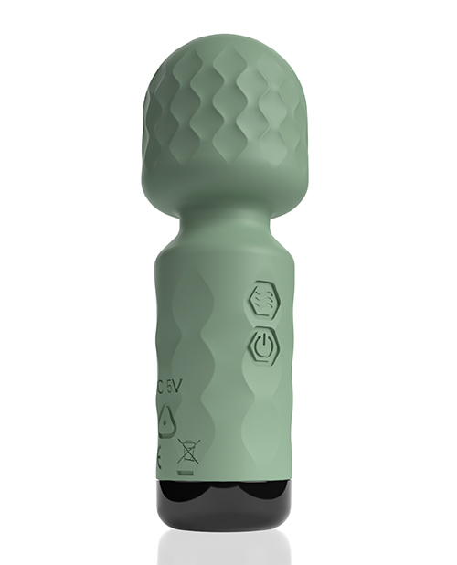 Thumbnail for Screaming O Cuties Winny Vibrating Mini Wand - Sage Green