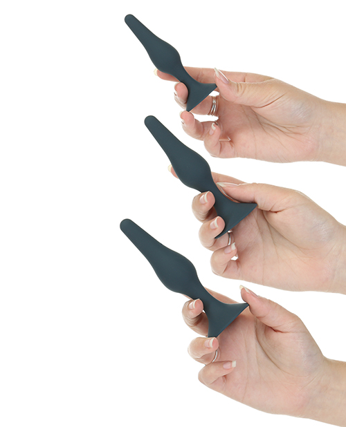 Thumbnail for Lux Active Equip Silicone Anal Training Kit - Dark Blue