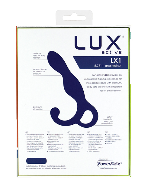 Thumbnail for Lux Active LX1 5.75&quot; Silicone Anal Trainer - Dark Blue