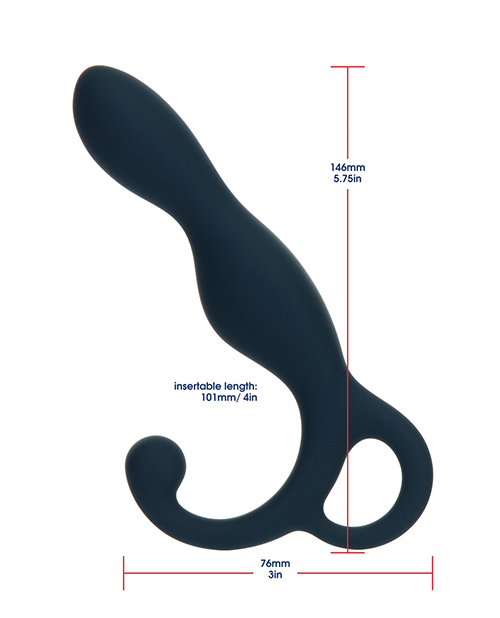 Thumbnail for Lux Active LX1 5.75&quot; Silicone Anal Trainer - Dark Blue
