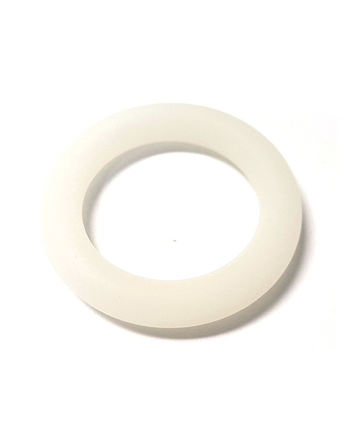 Thumbnail for Spartacus Liquid Silicone Cock Ring - Smokey White