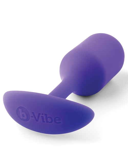Thumbnail for b-Vibe Weighted Snug Plug 2 - 114 g Purple