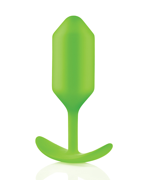 Thumbnail for b-Vibe Weighted Snug Plug 3 - 180 g Lime