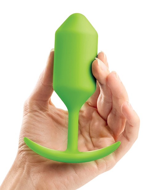 Thumbnail for b-Vibe Weighted Snug Plug 3 - 180 g Lime