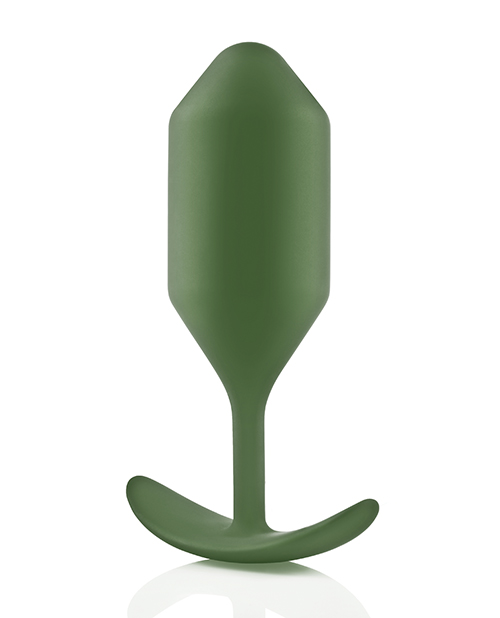 Thumbnail for b-Vibe Weighted Snug Plug 4 - 256 g Army
