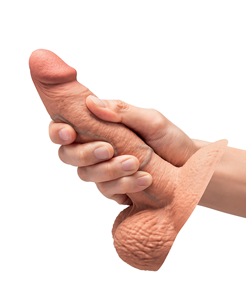 Thumbnail for b-Vibe Slipskin 6&quot; Girthy - Mocha