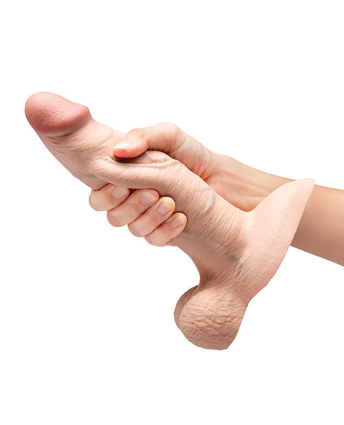 Thumbnail for b-Vibe Slipskin 8&quot; Girthy - Cream