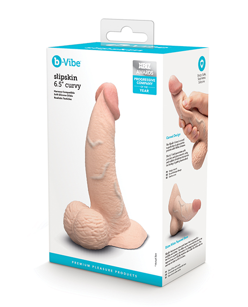 b-Vibe Slipskin 6.5&quot; Curvy - Cream