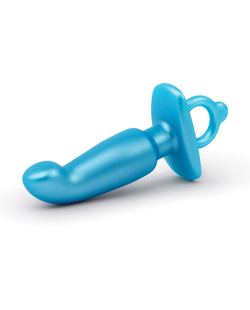 Thumbnail for b-Vibe Butties Hither Tapered Prostate Plug - Blue